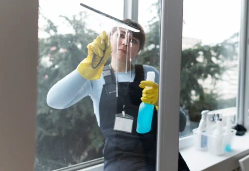 Nettoyage de vitres intérieures et extérieures à Aubord